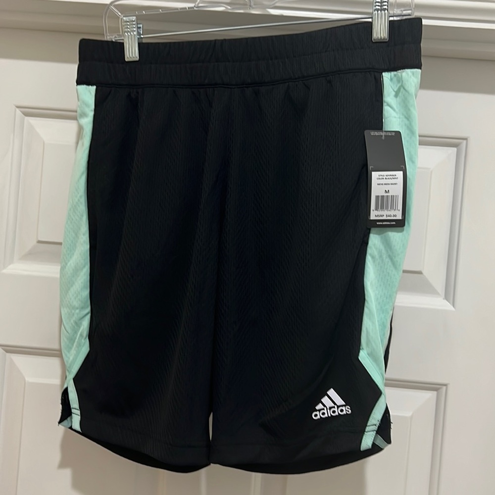 Adidas Golf Shorts Black & Green Medium (NWT)